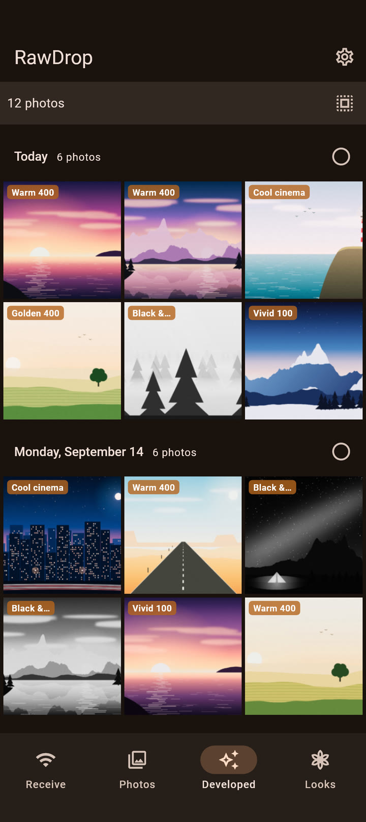 RawDrop screenshot: Developed